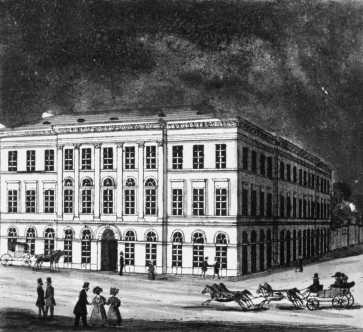 A Czirky-palota, 1830-as vek, Vasquez litogrfija